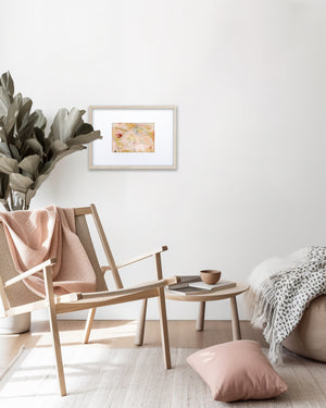 Honeyed Light | Acrylic Painting on Watercolour Paper