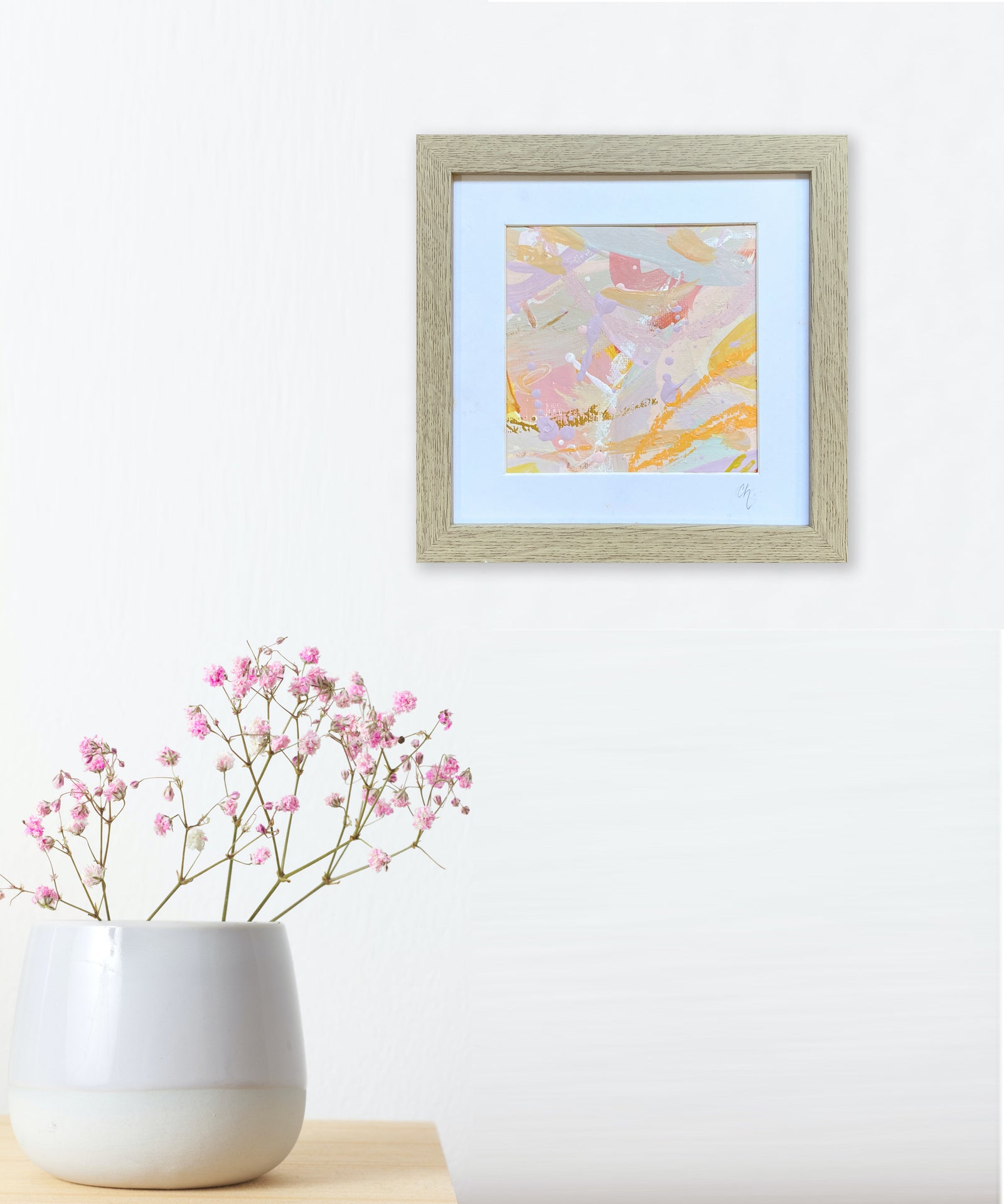 Hushed Love | Mini Acrylic Painting Colour Study