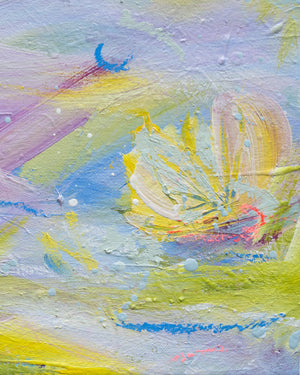 Inner Sunshine | Calm Acrylic Painting on Canvas