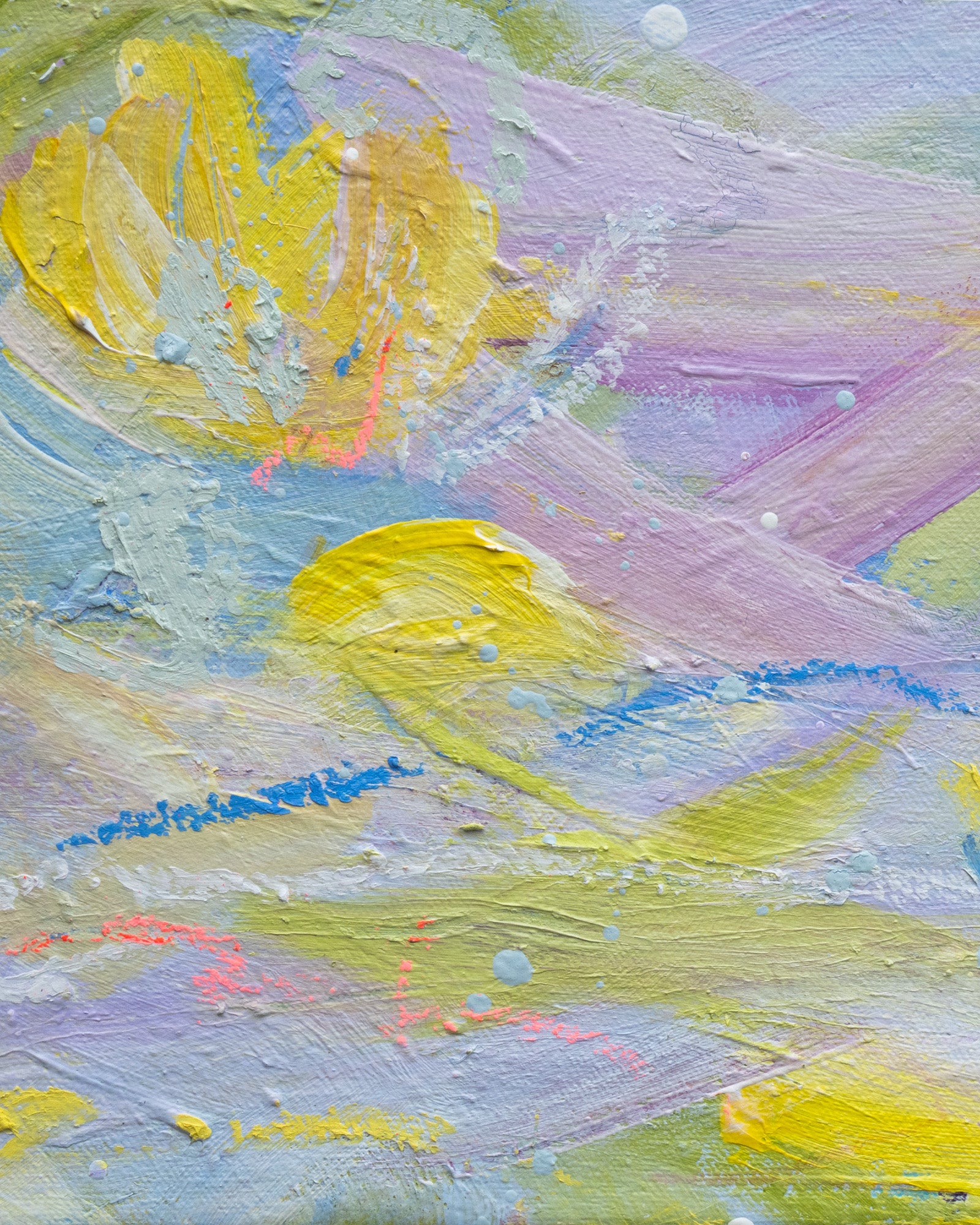 Inner Sunshine | Calm Acrylic Painting on Canvas