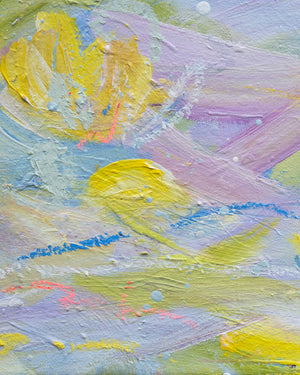 Inner Sunshine | Calm Acrylic Painting on Canvas