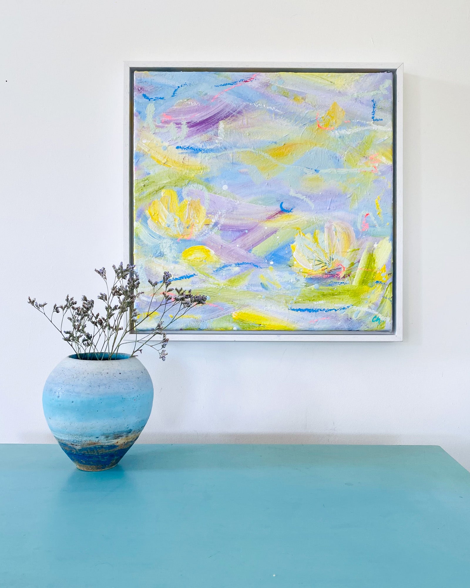 Inner Sunshine | Calm Acrylic Painting on Canvas