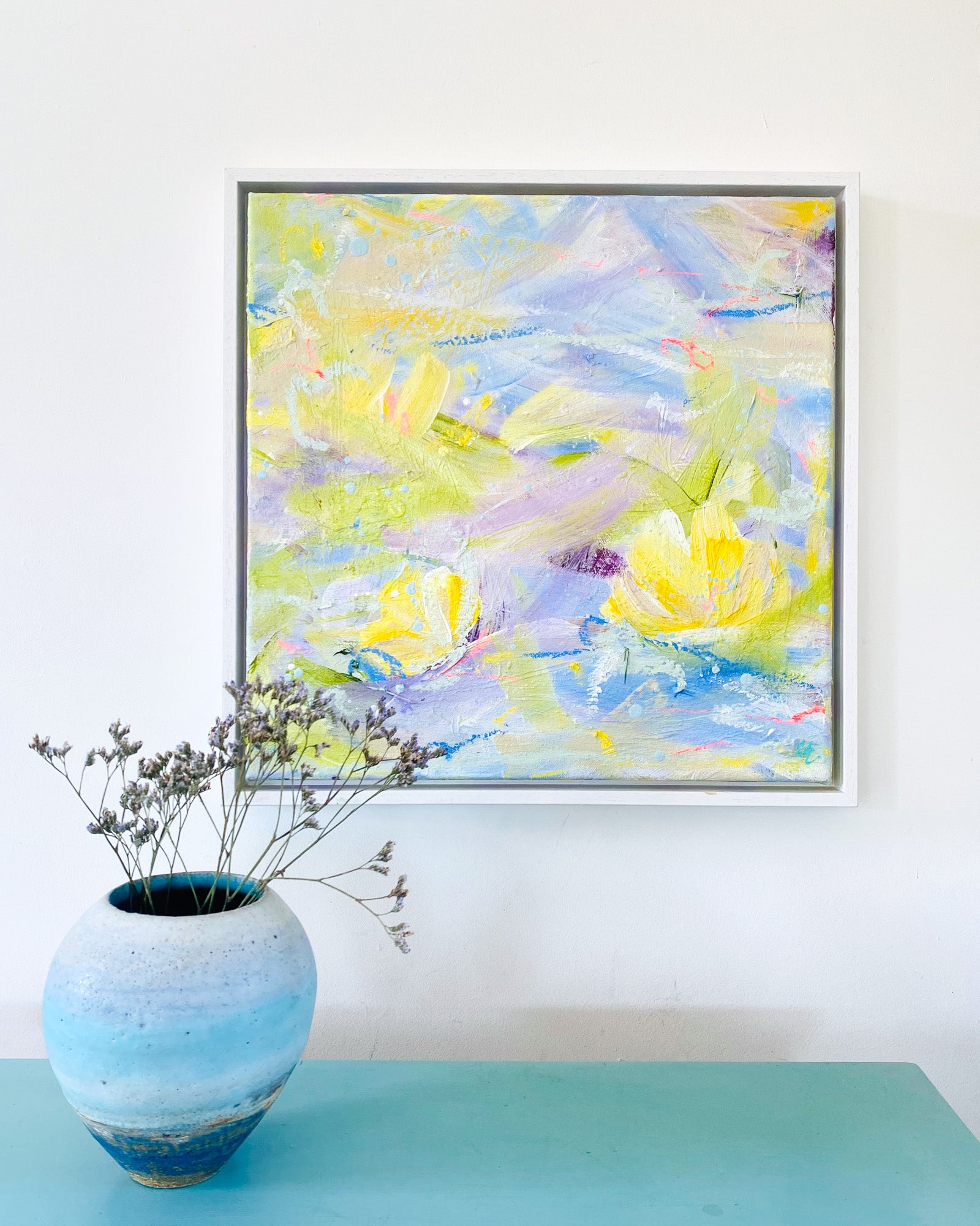 Tender Renewal | Calm Acrylic Painting on Canvas