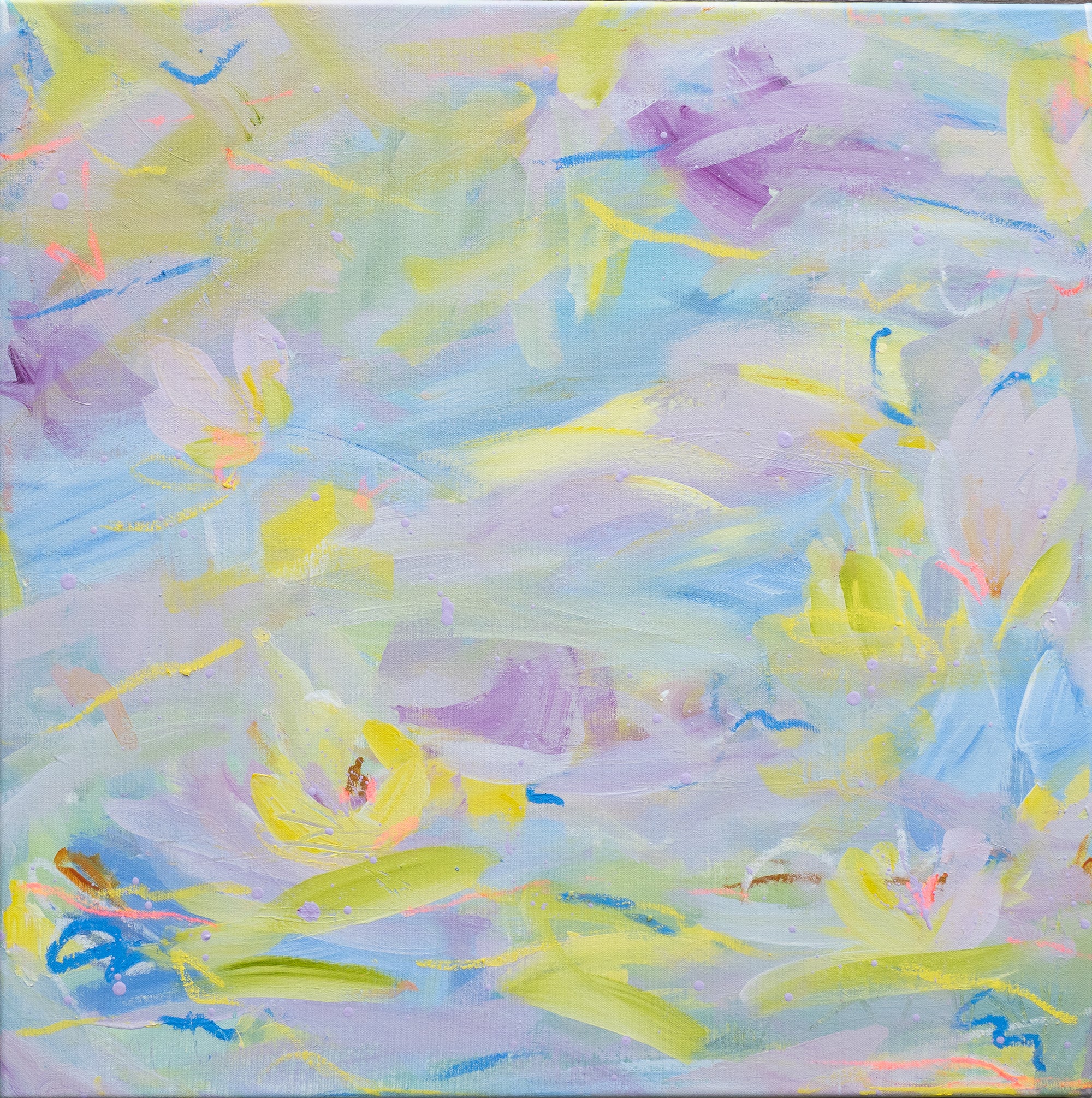 Inner Glow | Soothing Acrylic Painting on Canvas