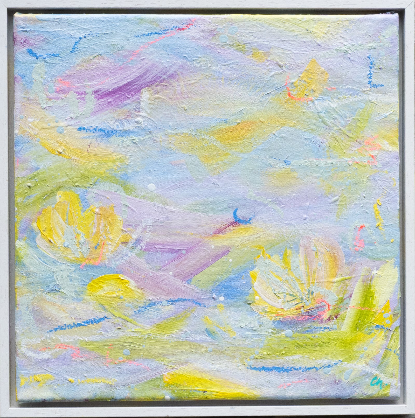 Inner Sunshine | Calm Acrylic Painting on Canvas