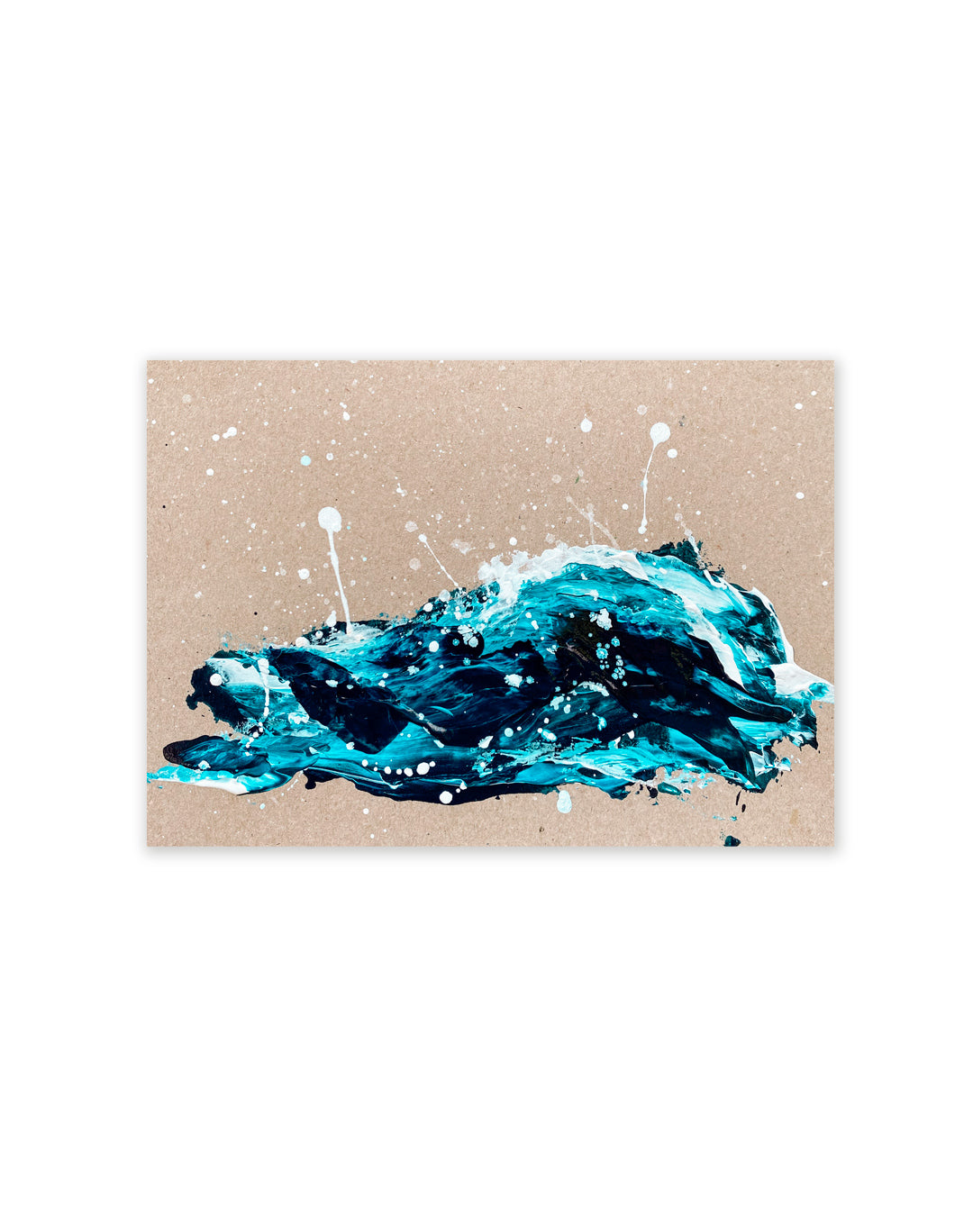 Open Water | Wave Painting 14/20 A5