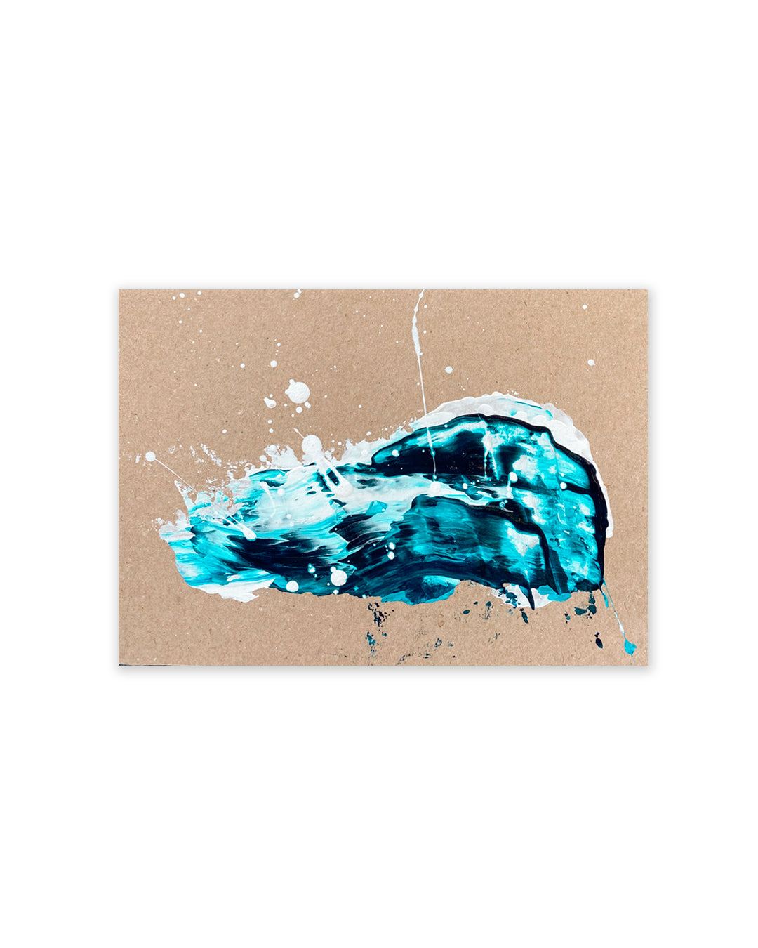 Beach Walk | Wave Painting 19/20 A5