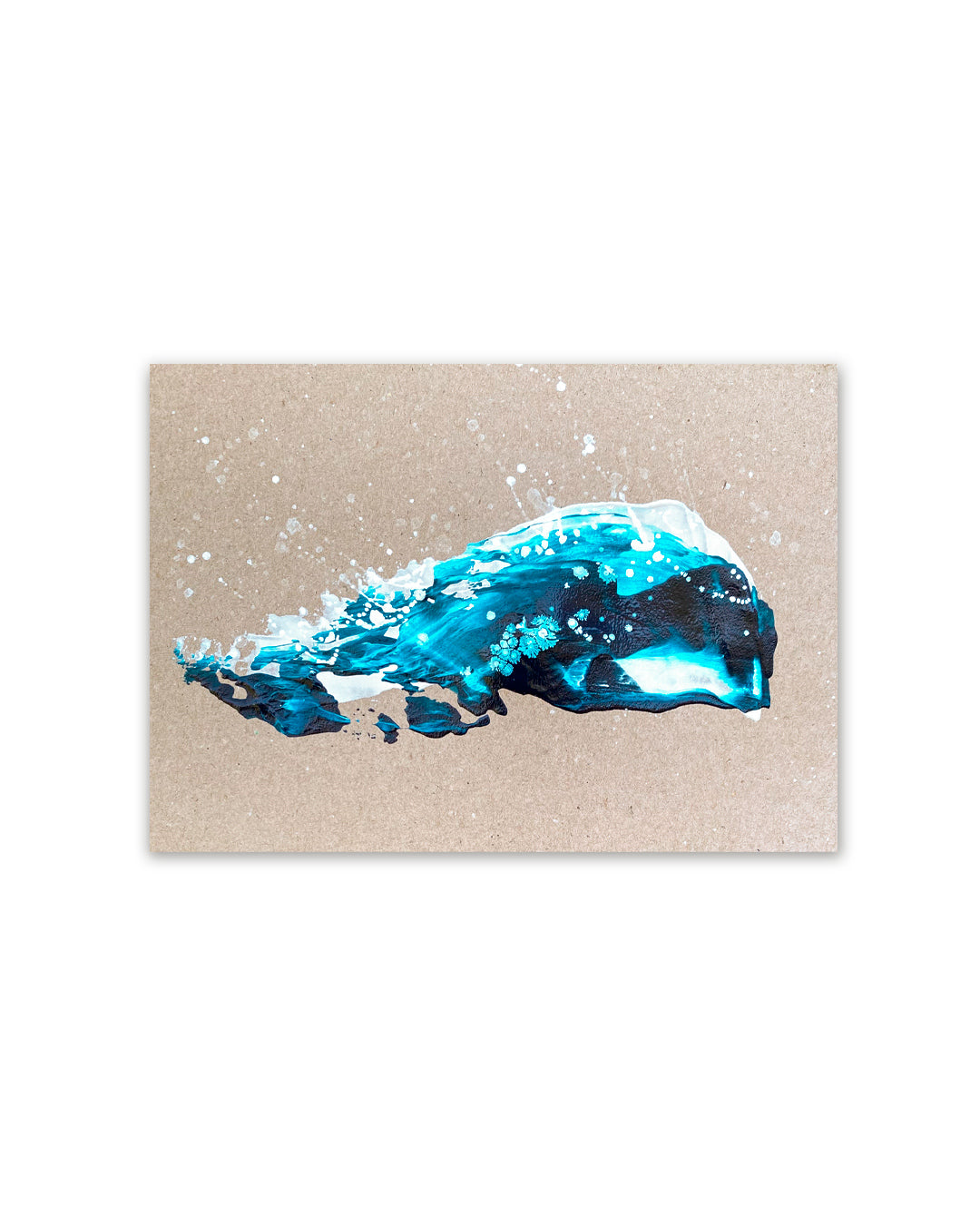 Bright Current | Wave Painting 5/20 A5