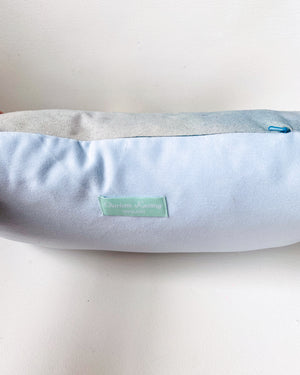 Linen Waves Printed Bolster Cushion