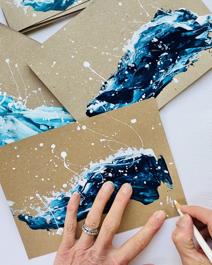 Seaspray | Wave Painting 2/20 A5