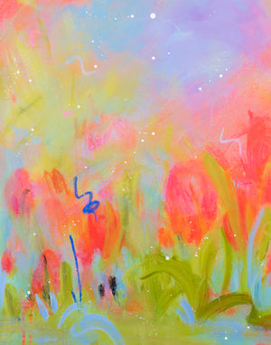 11x14 Print on Canvas In Bloom
