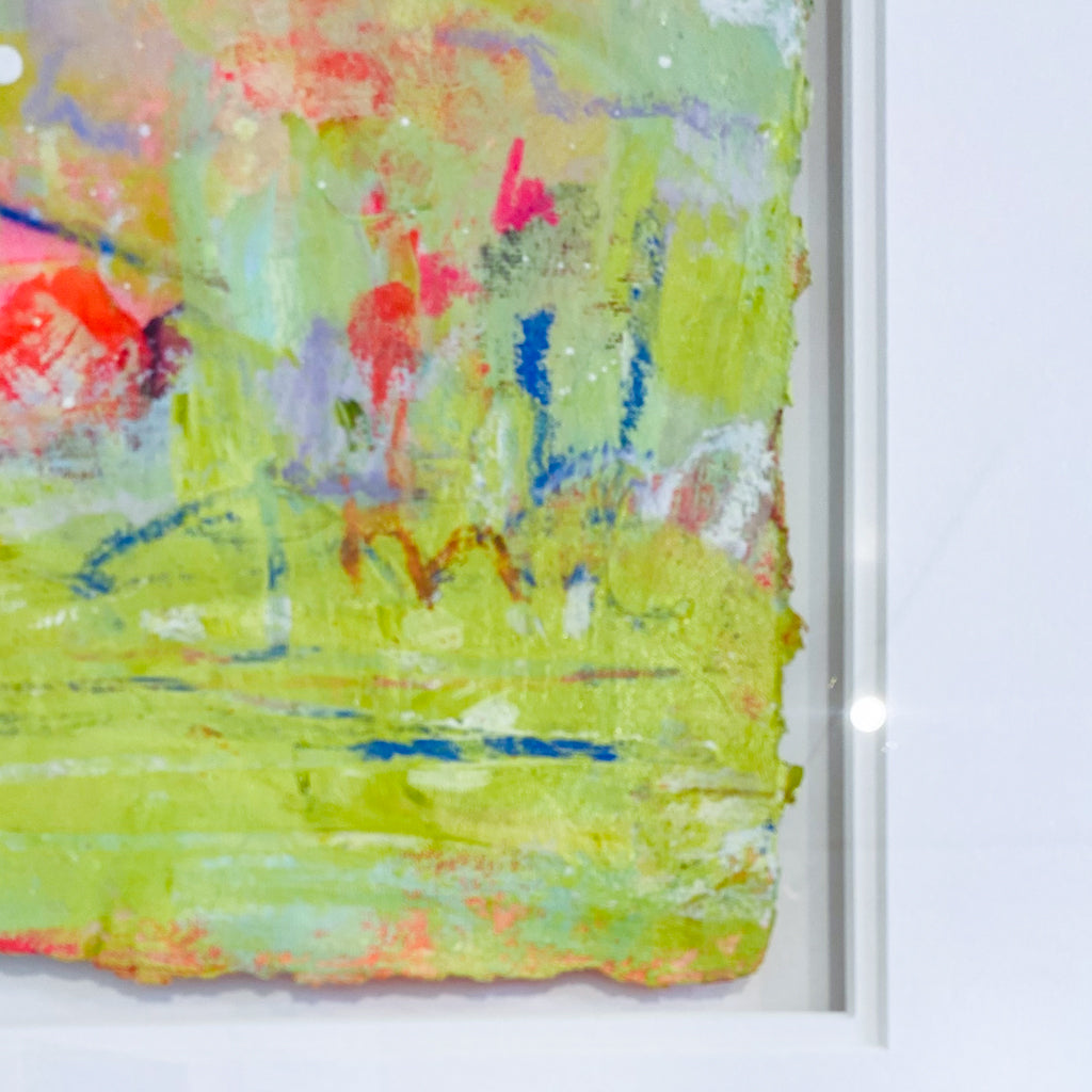Still Moments | Framed Floral Abstract on Watercolour Paper