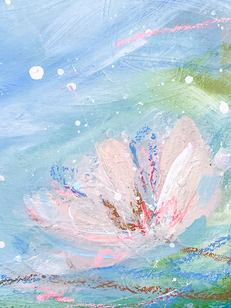 Softly Afloat | Acrylic Painting on Canvas