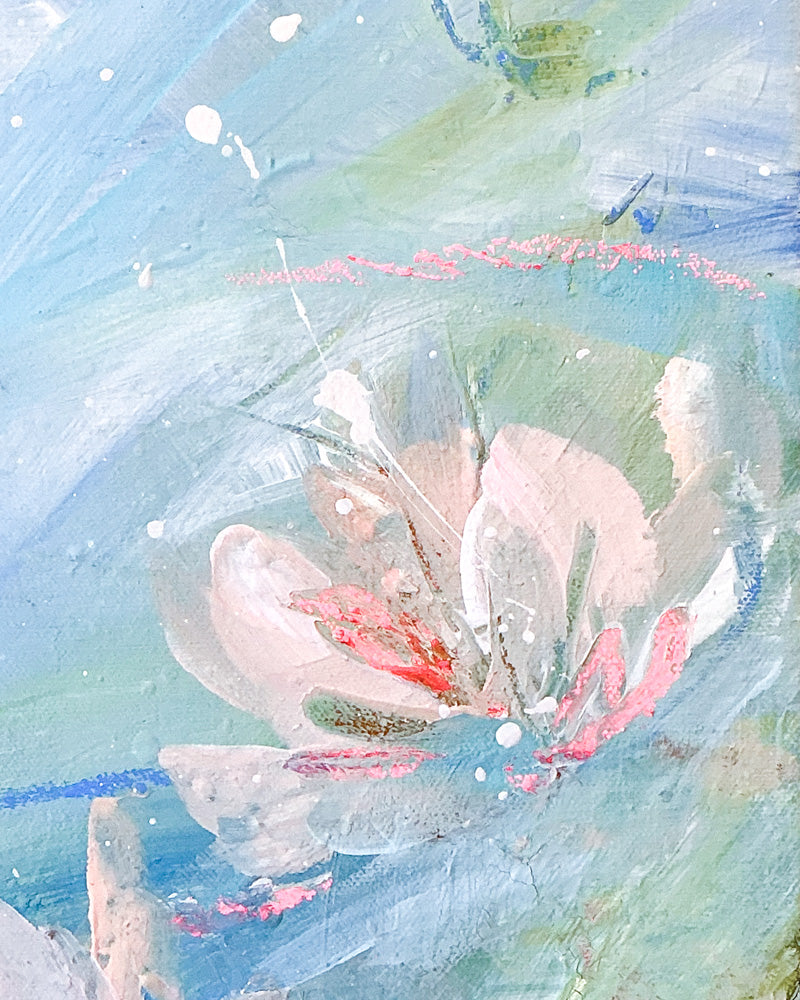 Softly Afloat | Acrylic Painting on Canvas