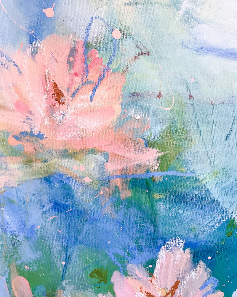 Whispering Pool | Acrylic Painting on Canvas