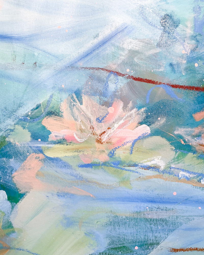 Whispering Pool | Acrylic Painting on Canvas