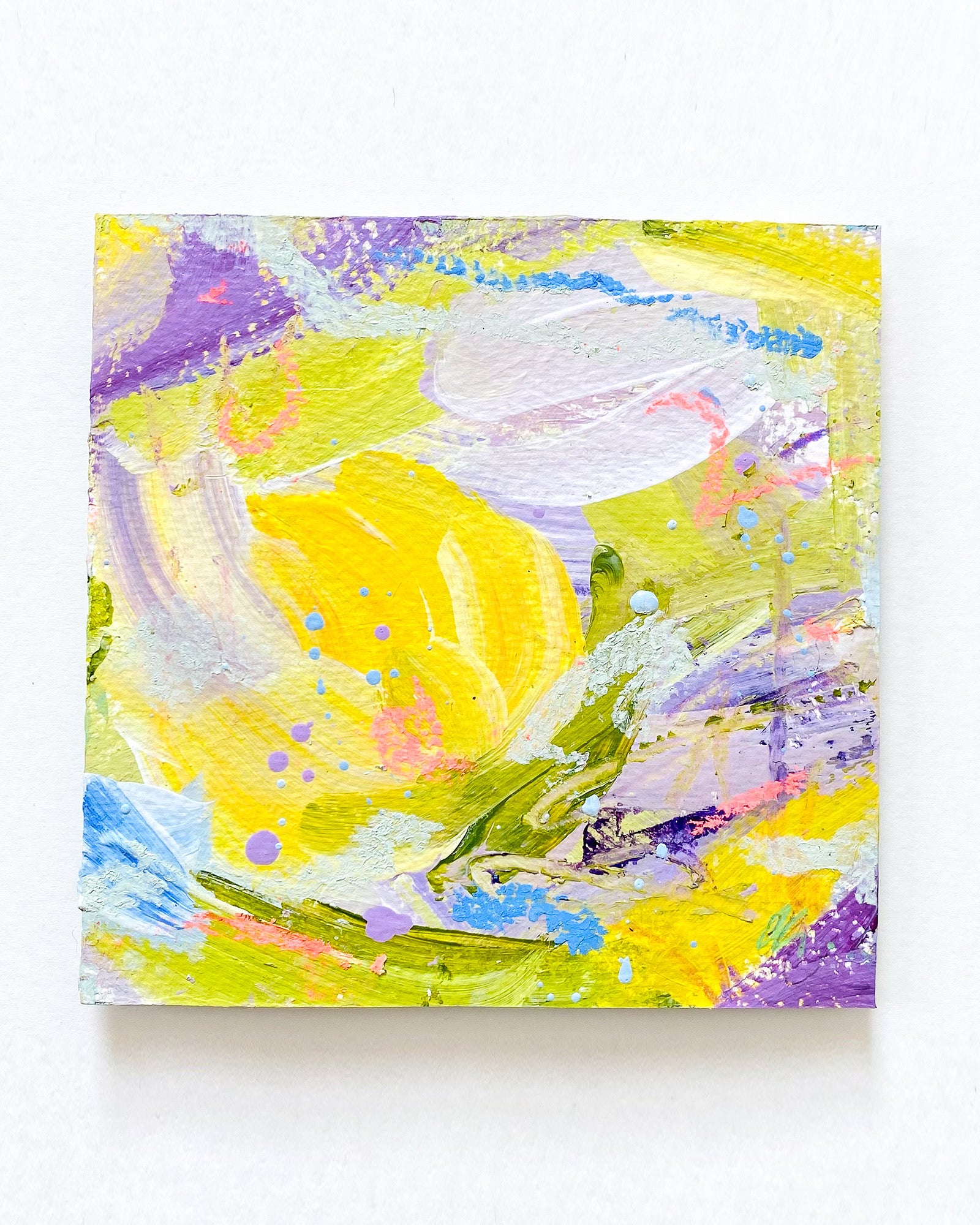 Glow Within | Framed floral Abstract on Watercolour Paper
