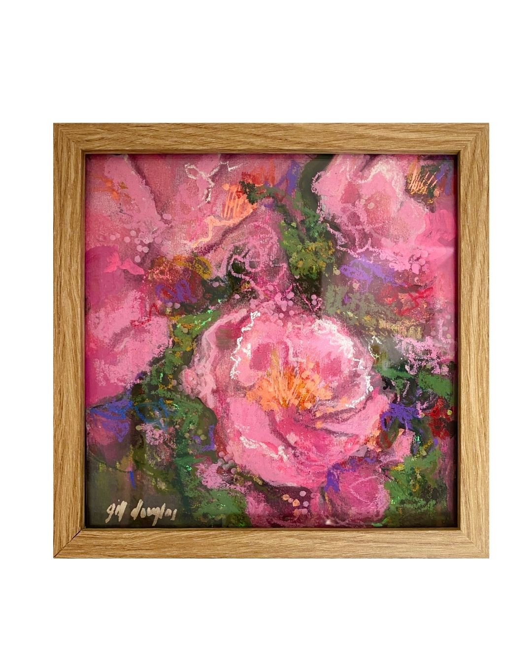 GD04b Pastels/Mixed Media on Canvas Panel by Gill Douglas