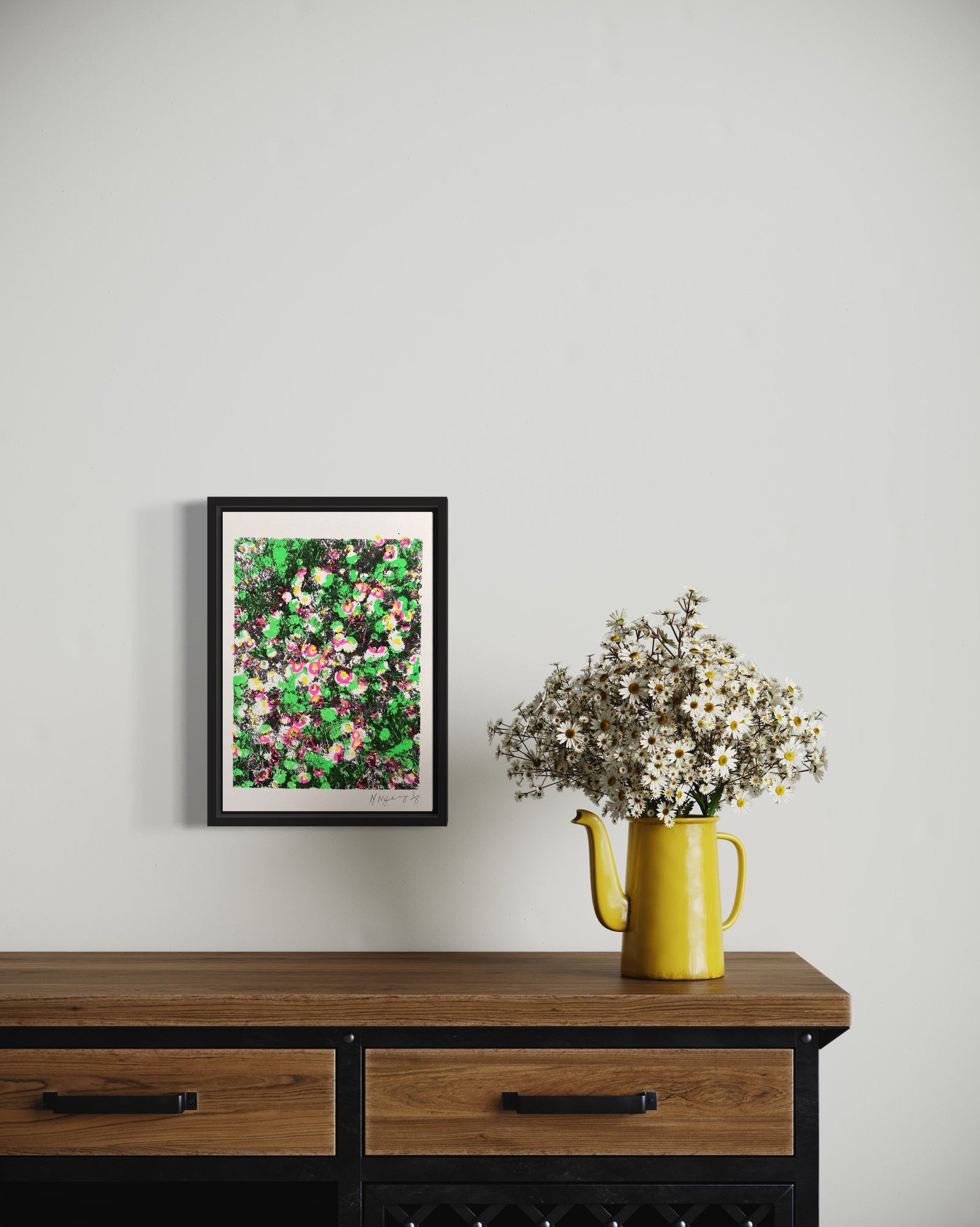 NY05 Summer Daisies Screen Print by Nick Young