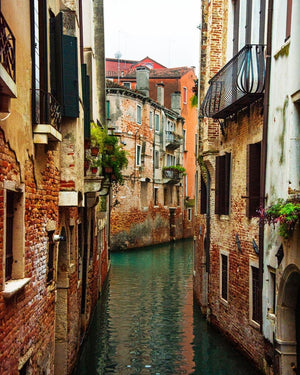 ‘In Between’  – Small Print of Venice on Woodblock Photograph by Jack Delahoy