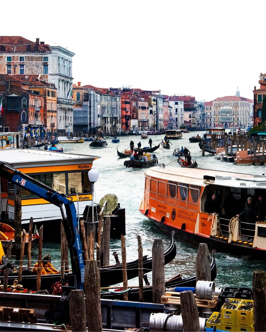 ‘Wide Open Space’ – Framed Venice Grand Canal Photograph by Jack Delahoy
