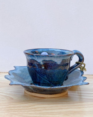 DL13 Cup and Saucer BB Derek A Lamb Ceramics