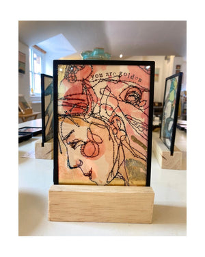 GD07e Watercolours With Stitching by Gill Douglas