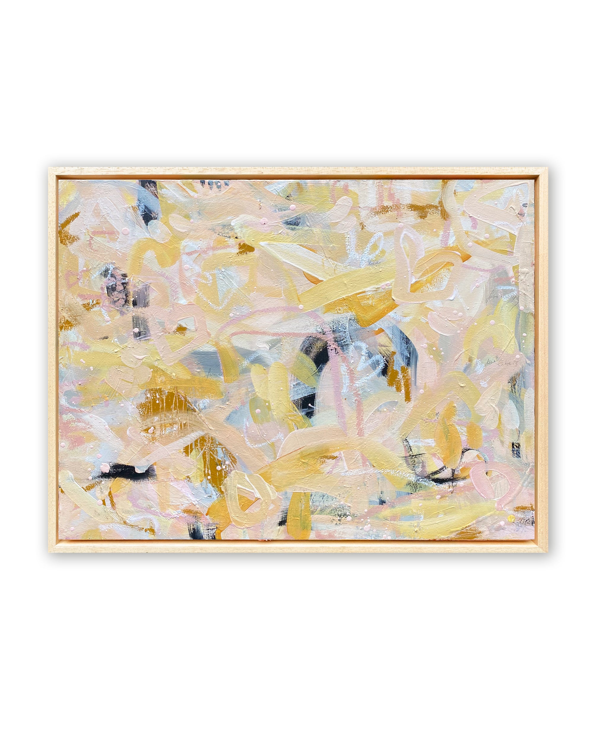 Love Letters | Framed Acrylic Painting on Canvas