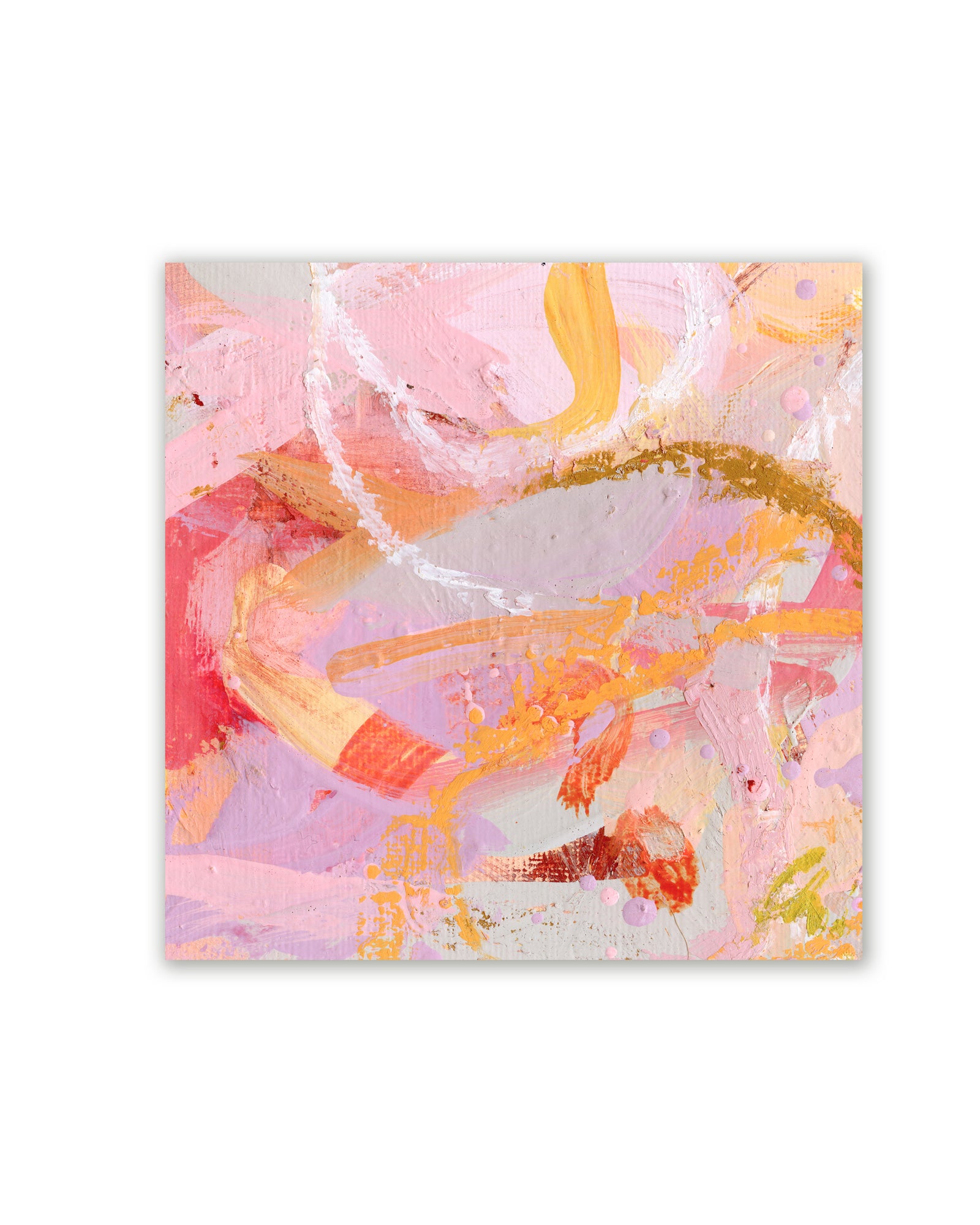 Rosy Love | Mini Acrylic Painting Colour Study