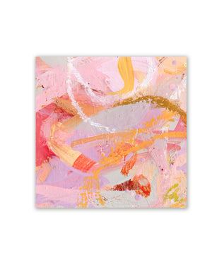 Rosy Love | Mini Acrylic Painting Colour Study