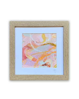 Rosy Love | Mini Acrylic Painting Colour Study