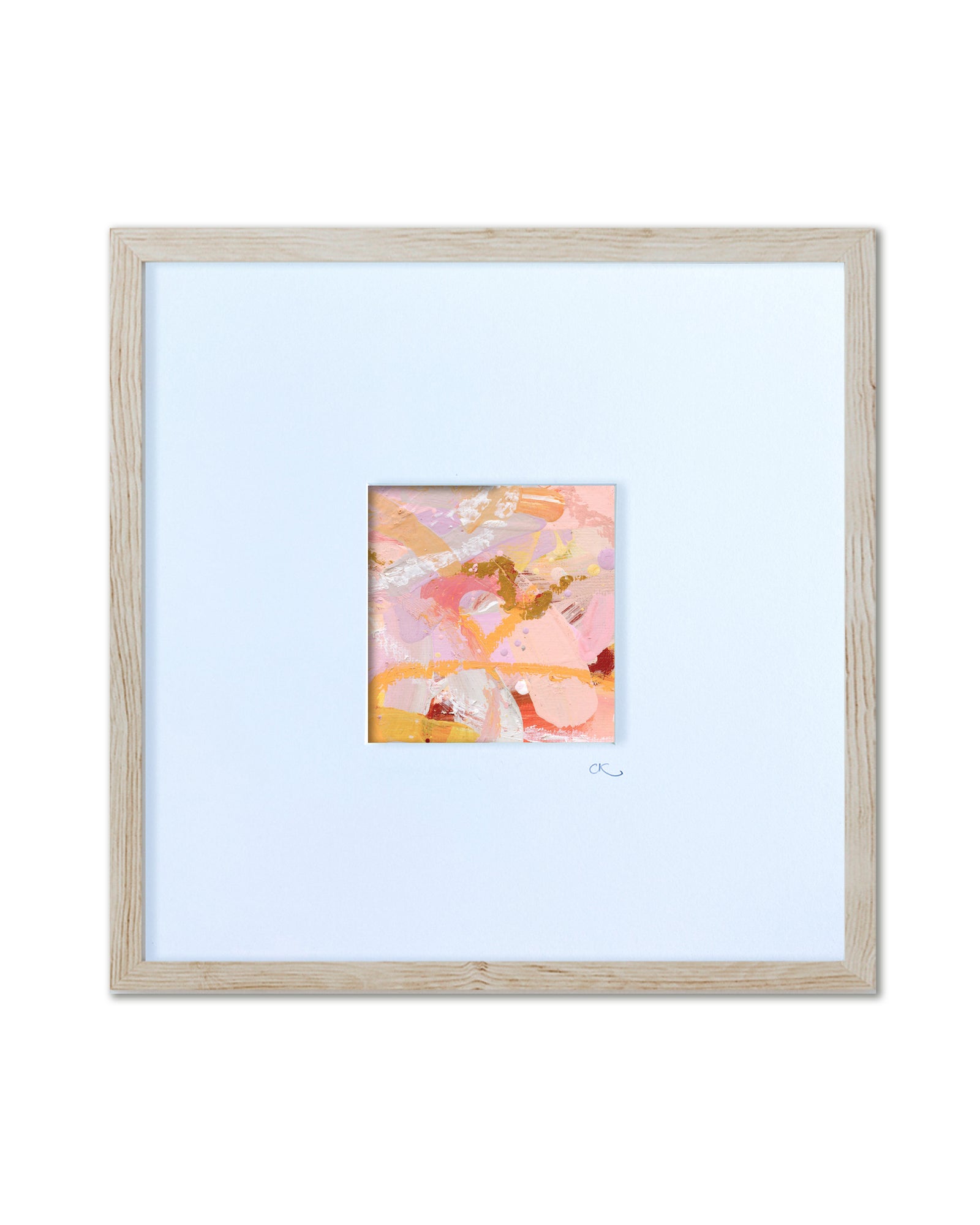 Blushing Love | Mini Acrylic Painting Colour Study