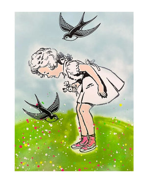 NY04 Meadow Walk Screen Print by Nick Young