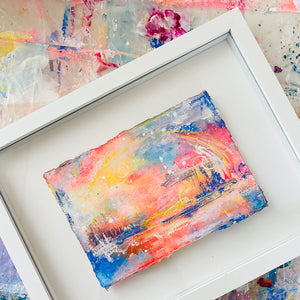 Colourful Dreamy Landscape on Deckled Edge 24