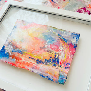 Colourful Dreamy Landscape on Deckled Edge 24