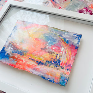 Colourful Dreamy Landscape on Deckled Edge 24