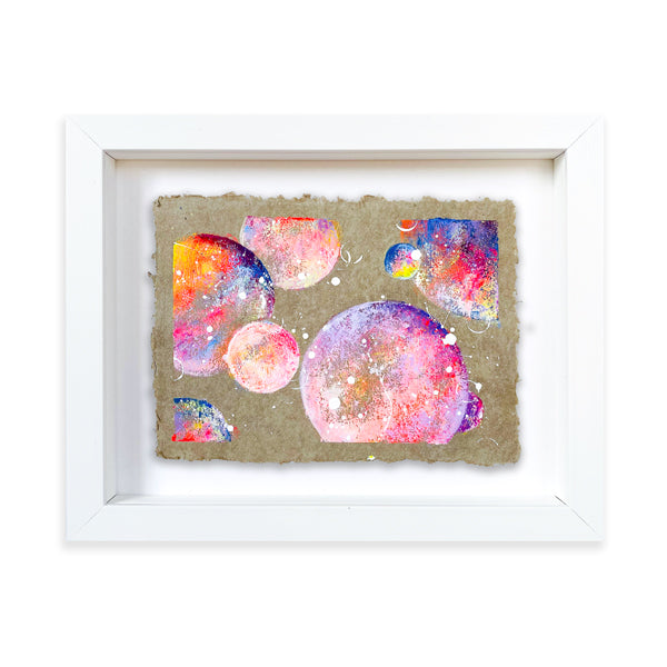 Bright Deckled Edge Moon Painting 32