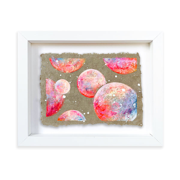 Bright Deckled Edge Moon Painting 35