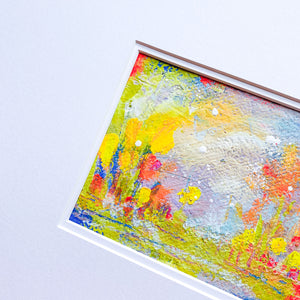 Water's Edge III | Floral Abstract on Watercolour Paper