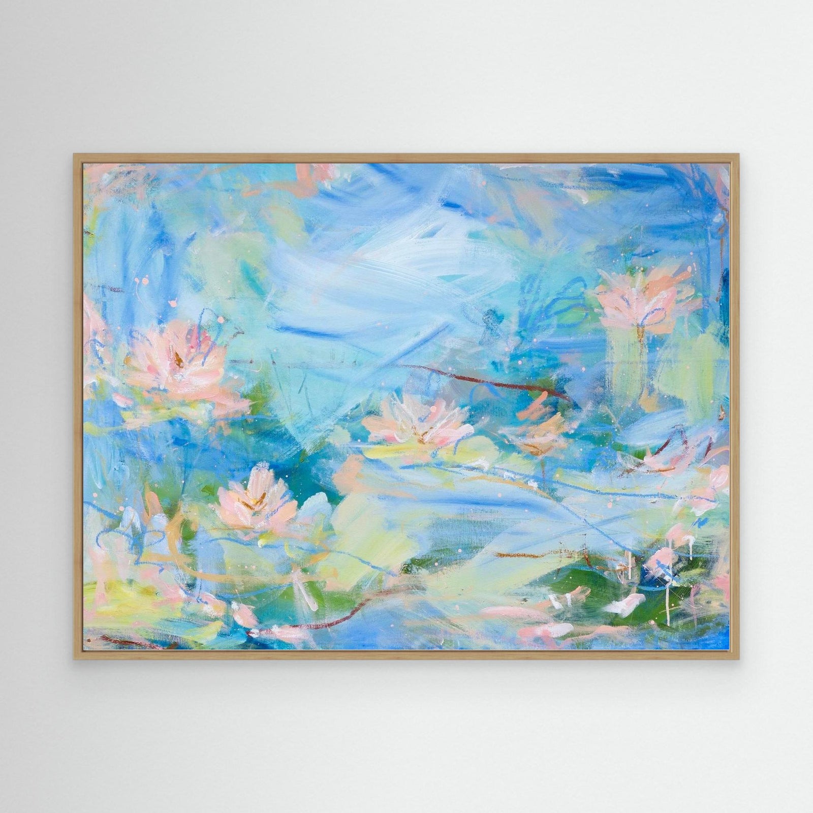 Whispering Pool Art Print on Canvas