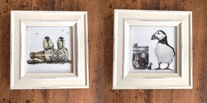 WCP007 Framed Mini Giclee Print by Watercolour Puddles