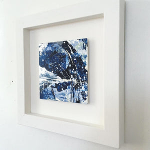 Distant Shores 3 abstract painting 20cm x 20cm