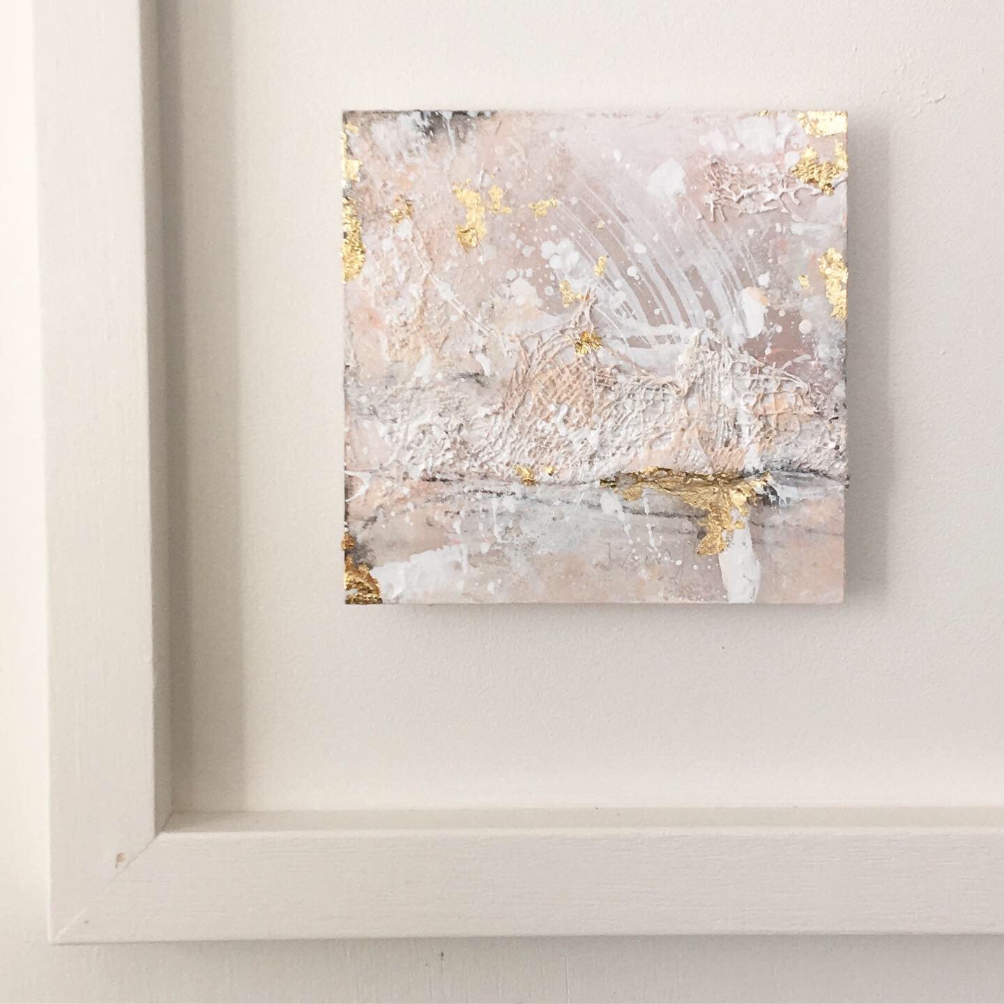 Lost in translation abstract painting 20cm x 20cm