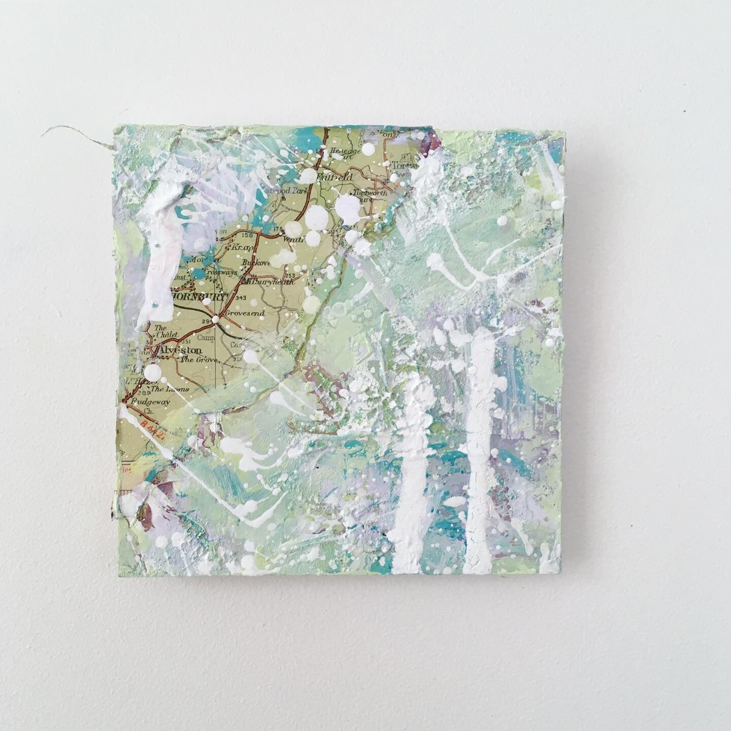 Ridgeway Abstract painting 20cm x 20cm