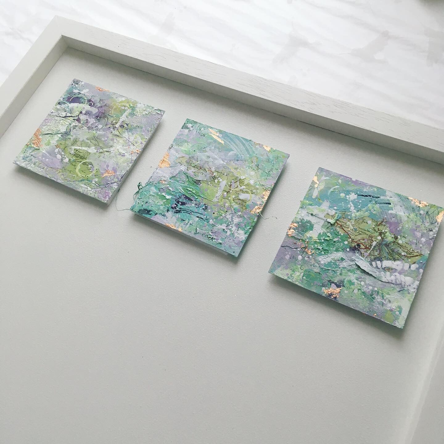 Borderline Abstract painting 20cm x 20cm