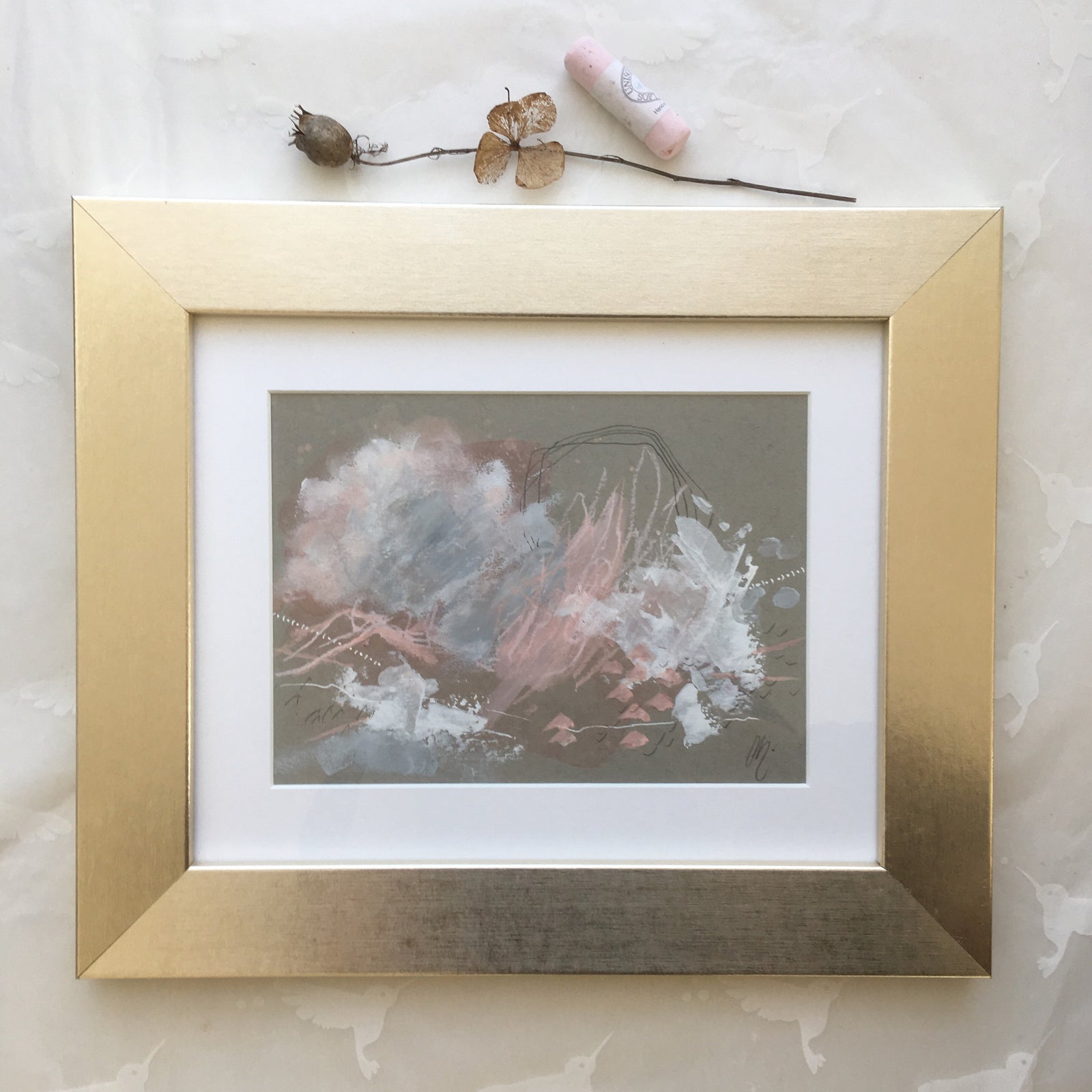 In You I Trust 3 Small Abstract Painting