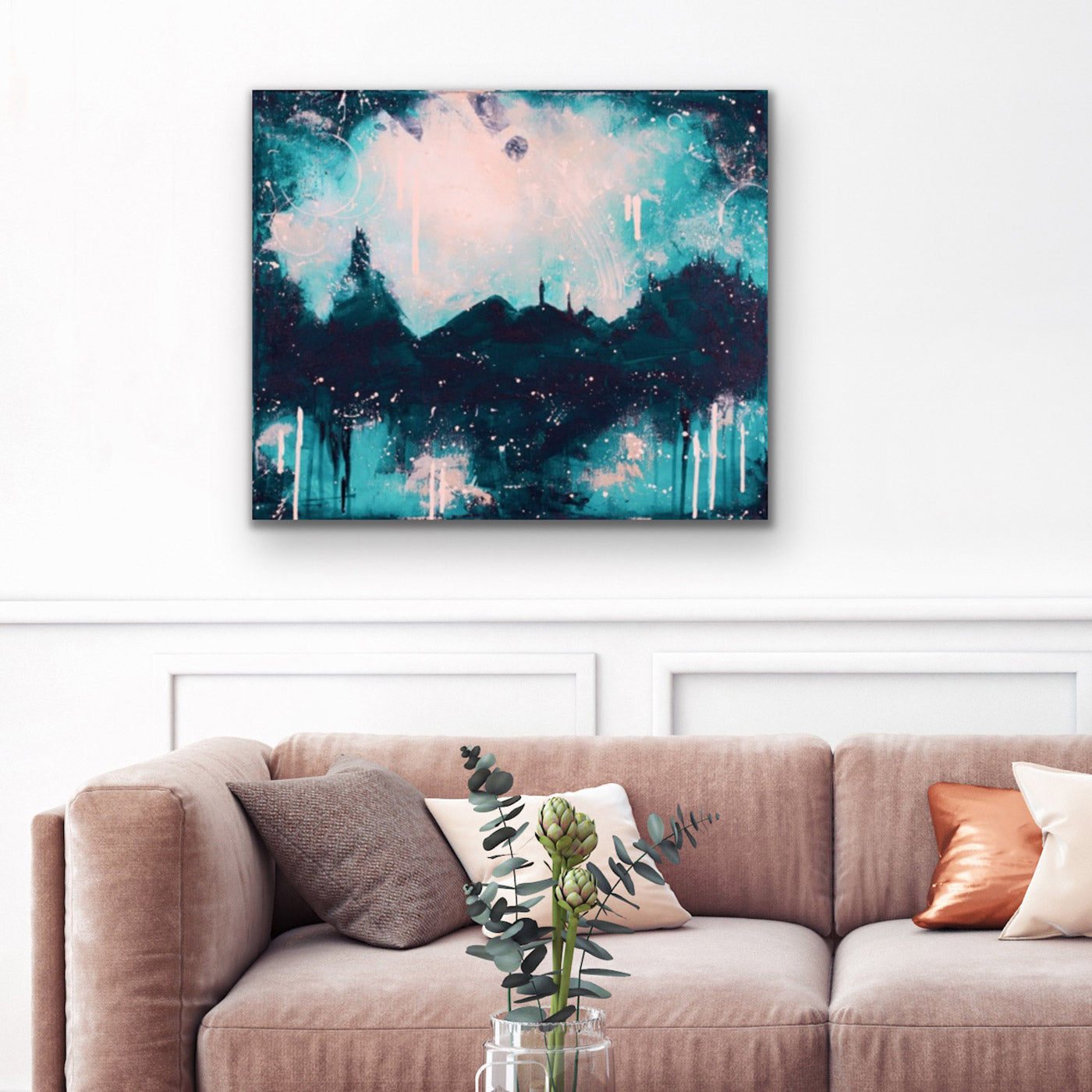 Castles in the Sky Painting  50cm x  60cm