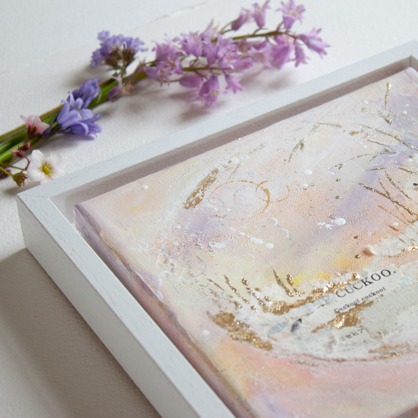 Love afire | Abstract Landscape Painting on 20cm canvas