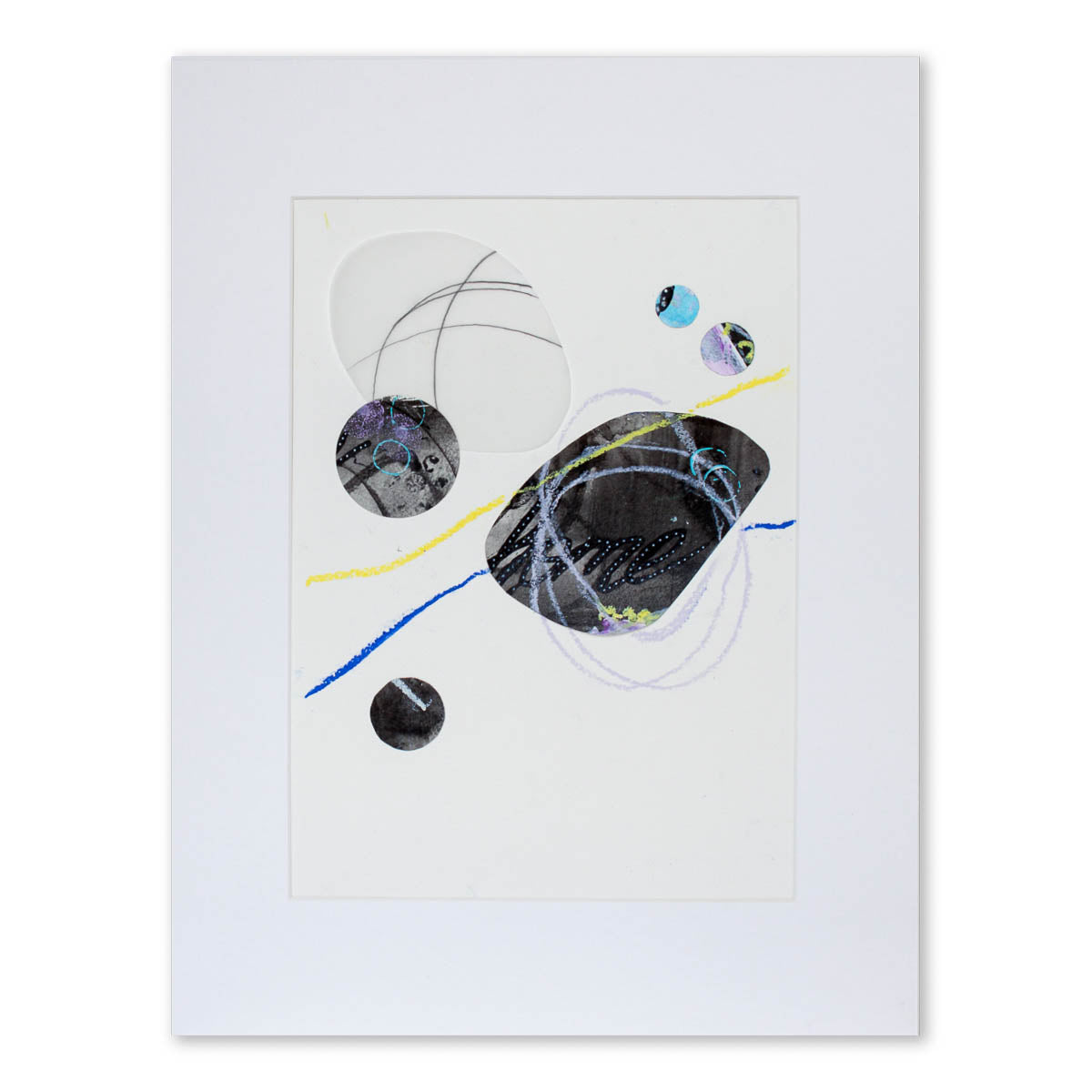 We are home | Charcoal Pebble Painting A4