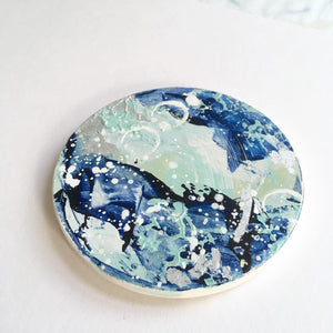 Distant Shores hand painted coasters